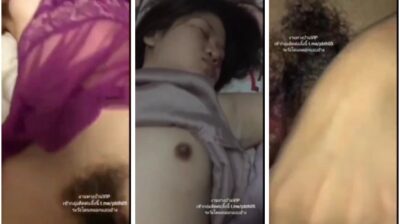 หลุดทางบ้าน น้องใส่ชุดชั้นในม่วงล่อผัวติดกับยั่ว ๆ ลีลาอมควยเสียวสุด ๆ