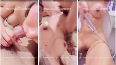 น้องกีกี้ KHEMIKA DISWARAKUL สาวนมโต สวยเย็ดเก่ง โดนผัวถ่ายคลิป จับควยชักว่าวให้ก่อนขึ้นกระแทกหี