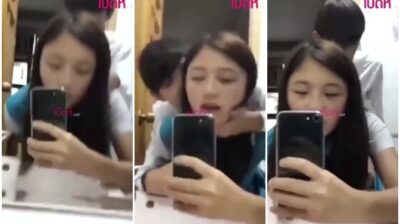 หลุดนักเรียน เย็ดกันหน้ากระจก โดนรุ่นพี่ม.6 เย็ดเปิดซิง ครั้งแรกก็จะเจ็บหีหน่อย ๆ เอามือปิดปากแล้วบีบคอกระแทกหี ร่าน ๆ โคตรได้อารมณ์