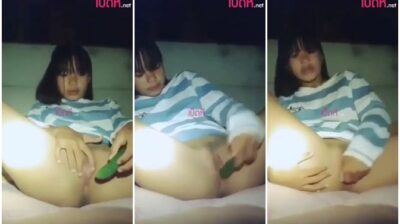 น้องเเจนวัยรุ่นไทย วัยกำลังเงี่ยน เปิดกล้องโชว์แตด หีสวย ใช้แตงกว่าแหย่หีแล้วถ่ายคลิปลับ รัวไม่ยั้งจนน้ำเงี่ยนไหล หีน้องโคตรน่าเย็ด