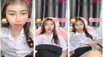 คลิปหลุดคอลเสียว นักเรียนน่ารัก ไลฟ์สดยั่วเย็ด เบ็ดหีคาชุดนักเรียน ขาวเนียนโคตรน่าเย็ด บีบนมดึงจีสตริงโชว์ เสียงไทยชัดงานโคตรดี
