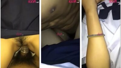 สาวอาชีวะ นัดเย็ดกับแฟน แหวกหีให้เย็ดคาชุดนักเรียน ควยใหญ่ เสียบหีโคตรฟิน โดนถ่ายคลิปเย็ดไว้ เย็ดมันส์จนแตกคาถุง