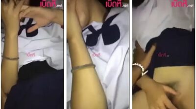 แฟนขอเย็ดคาชุด จัดให้เด็ด ๆ ถกกระโปรงเอาควยเสียบหี กระแทกเย็ดโคตรเสียวร้องครางฟังแล้วเงี่ยน เสียงไทยชัด