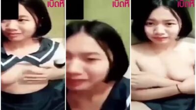 นักเรียนมัธยมน่ารัก นั่งเบ็ดหีโคตรเงี่ยน นักเรียนไทยรับงานคอลเสียว นมกำลังตั้งเต้า ยั่วเย็ดลีลาเด็ดมาก ๆ