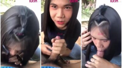 สาวม.ต้น แอบบนัดมาเจอกันหลังโรงเรียน คว้าควยดูดจ๊วบ ๆ