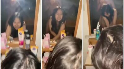 นักเรียนไทยม.ปลาย เย็ดหน้ากระจกก่อนไปโรงเรียน เย็ดสดท่าหมา