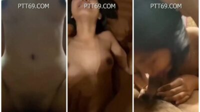 ตั้งกล้องเย็ดกับแฟน นัดเจอกันที่ม่านรูดผู้หญิงรู้งานโกนหมอยมาให้แฟนเลียหี