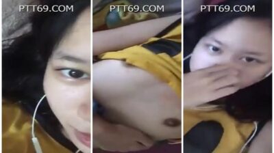 นักเรียนเบ็ดหีโชว์ ตัวเล็กน่ารักนมกำลังตั้งเต้าหีเนียนมาก