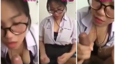 หลุดสาวแว่น อมควยให้แฟนลีลาอย่างเด็ด