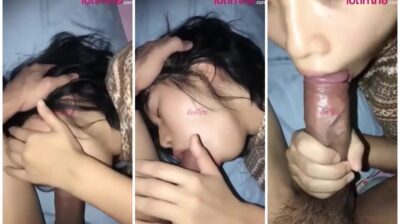 หลุดนักเรียนไทย น้องไอซ์โดดเรียนมาเย็ดกับแฟน