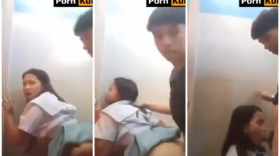 นัดเย็ดกับแฟน จัดหนักในห้องน้ำ ยิ้มตอนเย็ดกัน ไม่ใช่ครั้งแรกแน่นอน