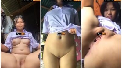 คลิปหลุดทางบ้าน วัยรุ่นงานดีเบ็ดหีโชว์สัดส่วนร่างกายอวบ ๆ
