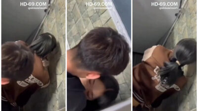 คลิปแอบเย็ด นักเรียนอาชีวะนัดรุ่นน้องมาเย็ดเปิดซิงในห้องน้ำ