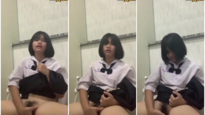 เด็กมัธยมไทย แอบช่วยตัวเองในห้องน้ำโรงเรียน