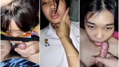 เย็ดนักเรียนคาชุด แหวกกางเกงในขึ้นขย่มควยเย็ด ใกล้เสร็จขักแตกใส่หน้า