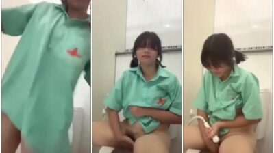 คลิปหลุดนักเรียน แอบเกี่ยวเบ็ดในห้องน้ำโรงเรียน ฟินจัดขาเกร็งลุกแทบไม่ไหว
