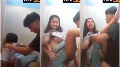 หลุดเด็ก ม.ต้น เย็ดกับแฟนในห้องน้ำ ยิ้มไปเย็ดไปสงสัยจะฟิน