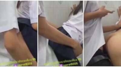 คลิปหลุดนักเรียน นักเรียนเย็ดกันในห้องน้ำโรงเรียนอย่างเด็ดทั้งคู่เลยน้อนๆ