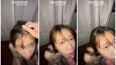 นักศึกษาน่ารัก ขาวเนียนงานดี โม๊คควยให้ผัวน้ำแตกคาปาก