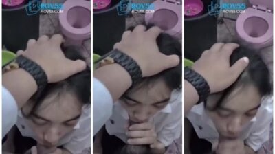 เย็ดกับแฟนคาชุด อมควยในห้องน้ำแล้วย้ายมาเย็ดต่อที่บนเตียง