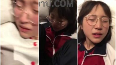 ชวนนักเรียนมาเย็ดหี น้องแว่นโคตรน่ารัก เจอควยใหญ่ยัดหี เย็ดสดเปิดซิงครั้งแรก