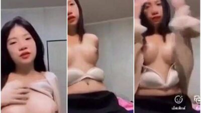 เปิดนมให้แฟนดู สาวน้อยมัธยมแต่นมมหาลัย หน้าตาน่ารักโคตรอ้อนเย็ด คุยกับแฟนยั่วเงี่ยนจนหีแฉะ