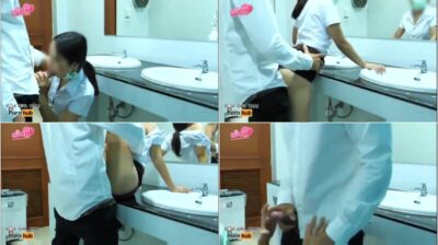 คลิปหลุดวัยรุ่นไทย แอบจัดหนักเย็ดกันในห้องน้ำ โม๊กสดลึกจุกใจ