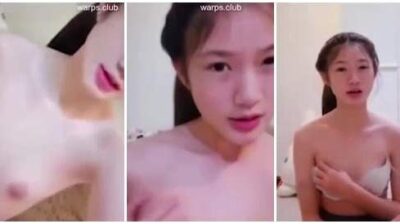 หลุดน้องออม เด็กม.ปลายน่ารัก ตั้งกล้องถ่ายคลิปยั่วง้อแฟน