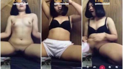 คอลเสียวนักเรียน มัธยมนมใหญ่ ขนหอยดกดำนั่งเขี่ยเม็ดแตด