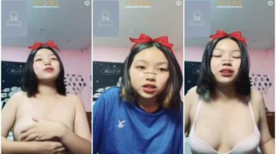 คลิปเด็กม.ต้นนมใหญ่ รับงานคอลเสียวไลน์ครั้งแรก เปิดนมโชว์ขี้อายบอกเบ็ดหีไม่เป็น