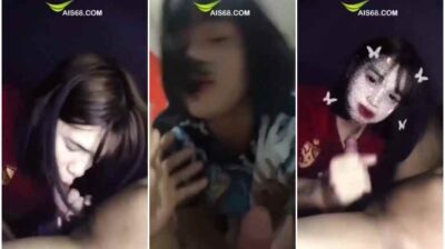 หลุดคนดังดาวทวิต โดนผัวเก่าปล่อยคลิปโม๊คควย ปล่อยน้ำควยเลอะเต็มปาก