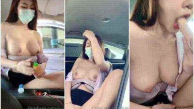 หลุดโอนลี่แฟนน้องจูน ช่วยตัวเองหน้ากล้อง เกี่ยวเบ็ดแยงนิ้วเข้าหีบนรถ เขี่ยหีจนน้ำแตกกระจาย