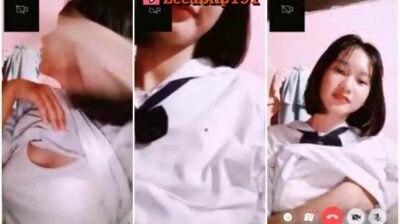 หลุดน้องอายมอต้น คุยวิดีโอคอลกับแฟนรุ่นพี่ม.6 ซ่อนรูปเห็นแค่เสื้อในก็รู้ว่านมใหญ่