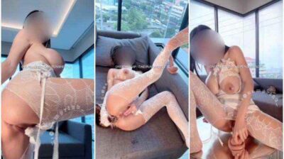 น้องน้ำพริกนมใหญ่ เงี่ยนหีเกินคนแต่งตัวสุดฮอต เอาควยปลอมเสียบหีช่วยตัวเอง