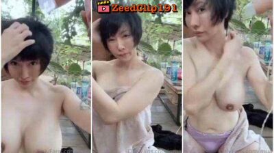 คลิปหลุดน้องแอมป์ เปิดหวอแก้ผ้าโชว์ เห็นหมดทั้งนมทั้งหี หีขาวนมใหญ่น่าเย็ดมาก