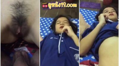 เย็ดมัธยมคาชุด วัยรุ่นไทยตัวเล็กแอบหนีเรียนไปเย็ดกับแฟน โดนเสียบควยสดเข้ารูหีกว่าจะยัดควยเข้าได้รูหีฟิตจัด