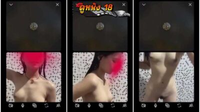 คอลเสียวเนตรนารี น้องนักเรียนนมกำลังตั้งเต้า เปิดกล้องอาบน้ำโชว์  นมสวยหีโหนกขนหมอยเพิ่งขึ้นโคตรเด็ด